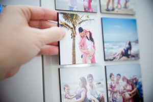 Imã de Madeira Quadrado - Kit com 6 unidades