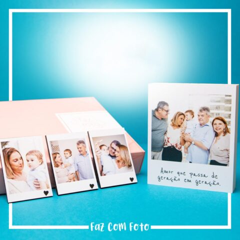 Kit Muito Amor – Quadrinho e 3 Ímãs