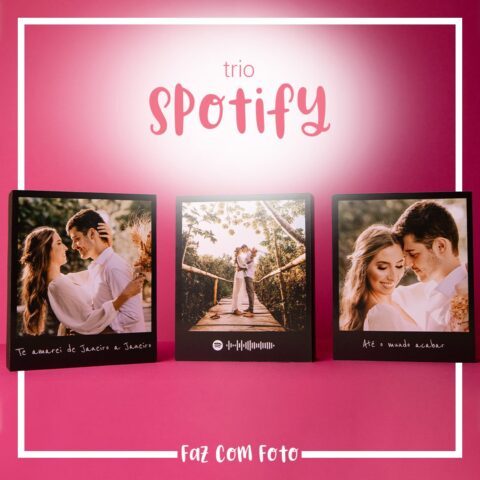 Trio de Quadrinhos Spotify