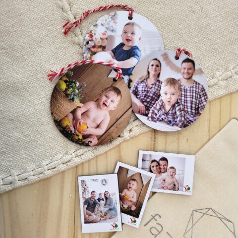 Kit 3 Bolinhas de Natal e 3 Ímãs