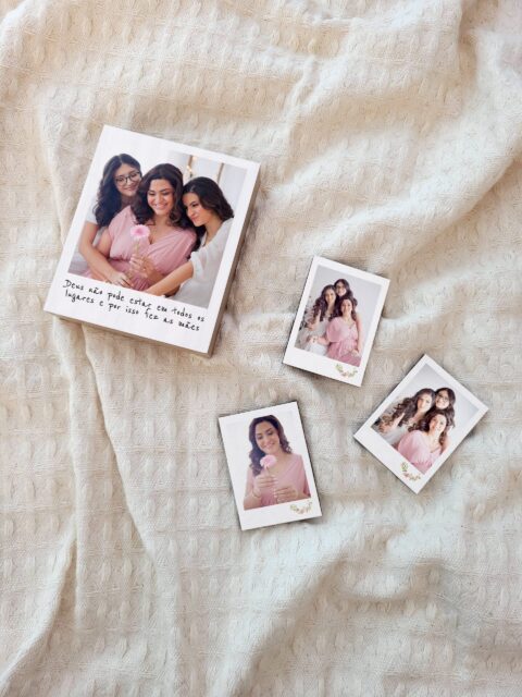 Kit Dia das Mães – Quadrinho e 3 Ímãs