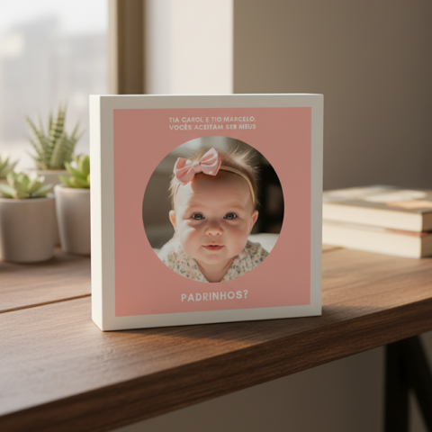 Quadro Convite para Padrinhos